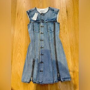 NWT 3.1 Philip Lim Asymmetrical Denim Dress NWT size O